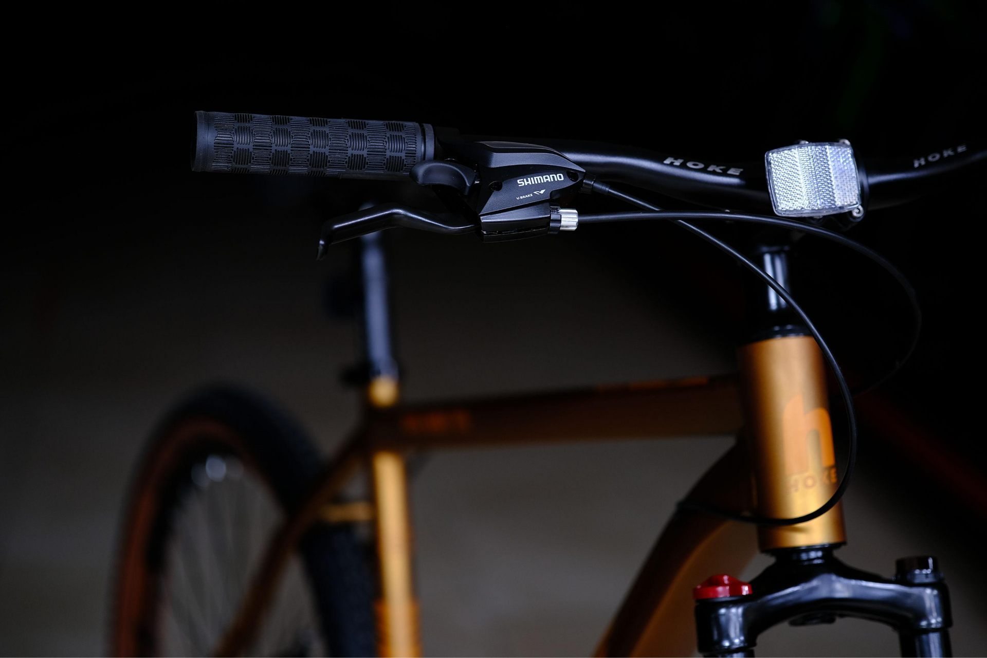 Манетка Shimano Altus ST-EF-500 оригинал HOKE ONE WAY 29 матовый коричневый-золотой 21